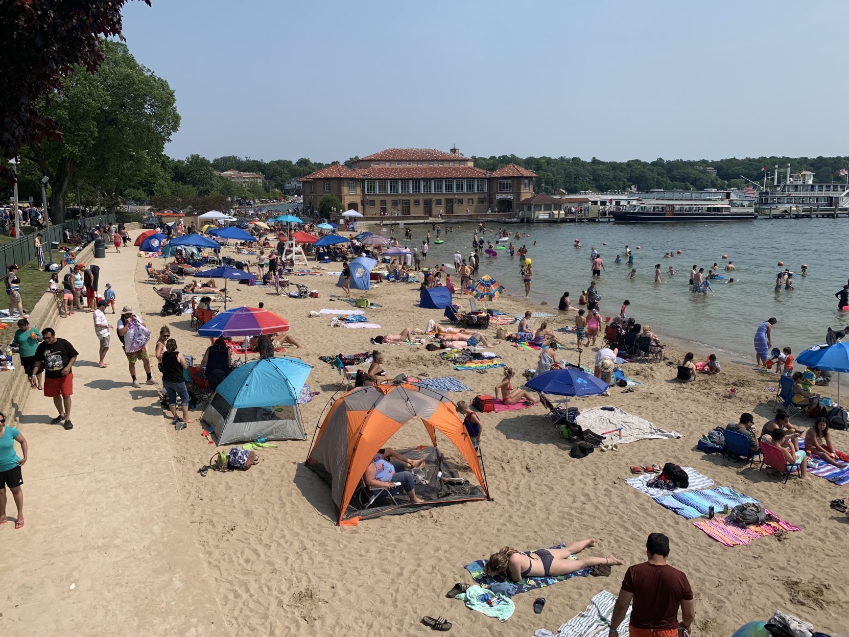 July 3, 2021 at Lake Geneva's Riviera Beach